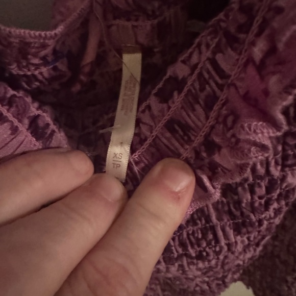 Free People Smock It To Me Mini Dress in Azalea Combo NWT SZ XS RT $148 - Picture 7 of 8